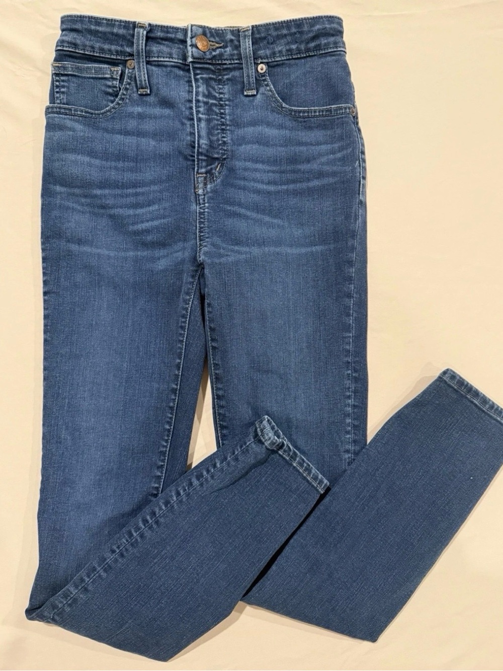 Madewell Indigo High-Rise Skinny Jeans